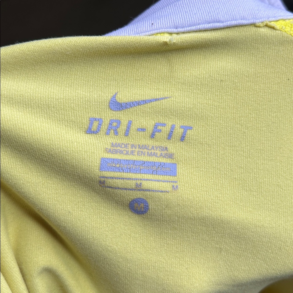 Nike Bright Yellow Half-Zip Top Athletic Jacket - Picture 12 of 13